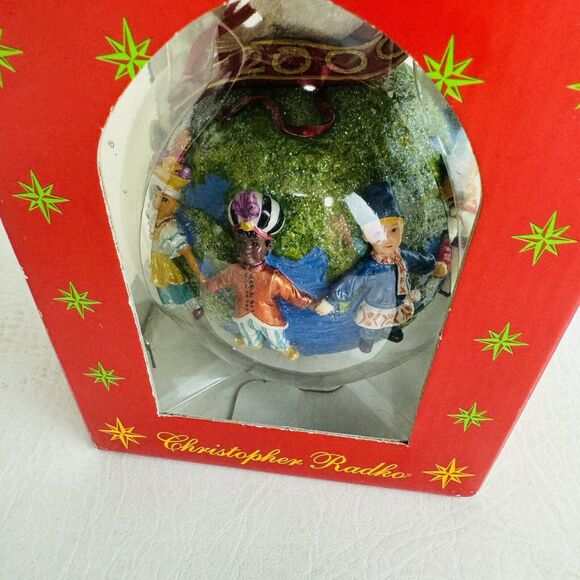 Christopher Radko United for Peace Christmas Ornament 2000 World New Open Box - Picture 5 of 8